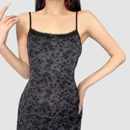 vestido negro de verano