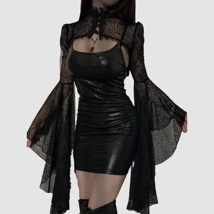 Goth punk short dress