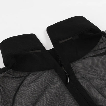 Elegante vestido de noche rojo