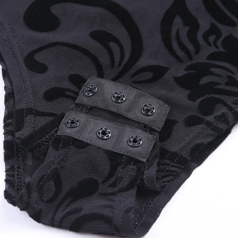 Gothic lace bodysuit