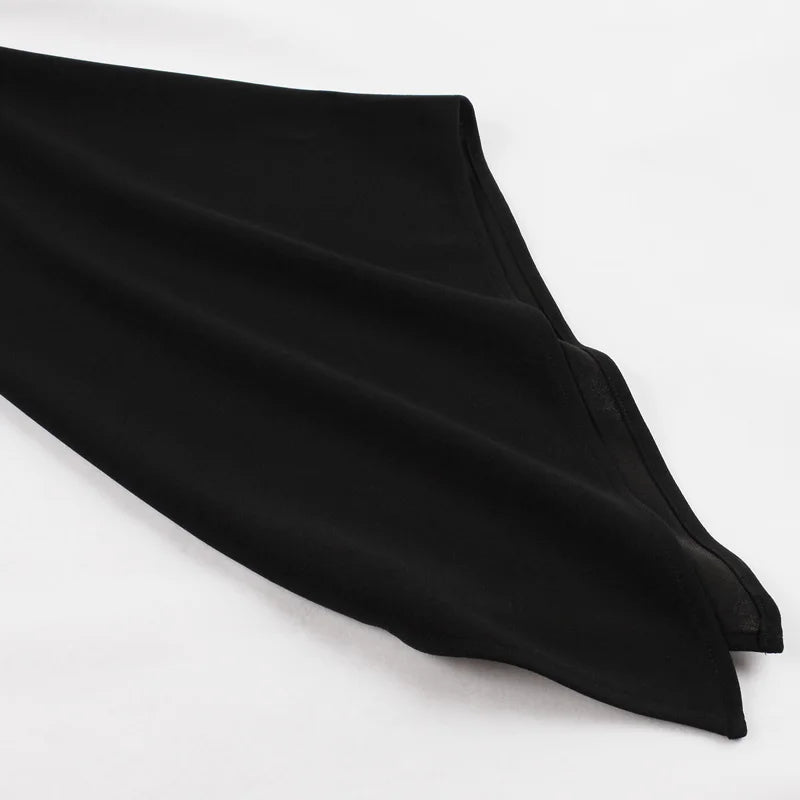 elegante vestido de noche negro