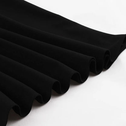 elegante vestido de noche negro