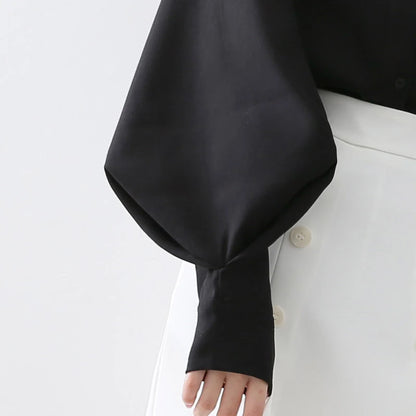 Camisa gótica negra estilo big o'lantern