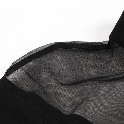 elegante vestido de noche negro