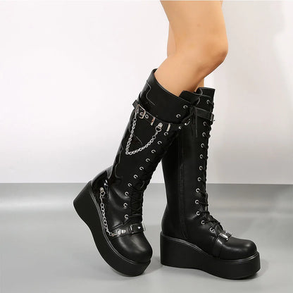 Mercedita alta gótica - negro