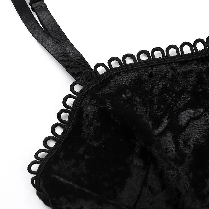 Vestido de fiesta gótico con tirantes