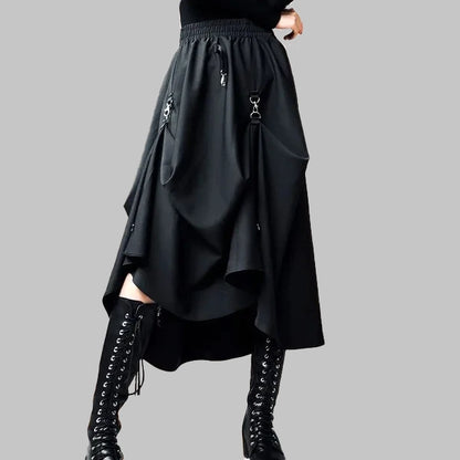 FALDA LARGA DE ESTILO GÓTICO