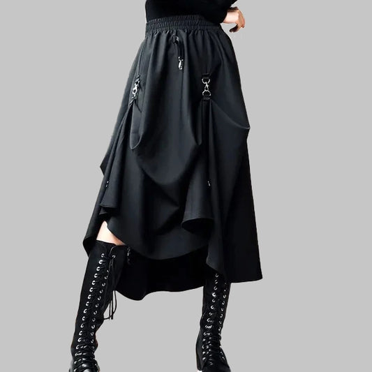 FALDA LARGA DE ESTILO GÓTICO