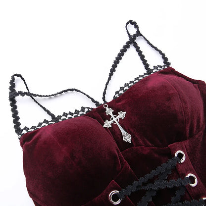 VESTIDO DE TERCIOPELO