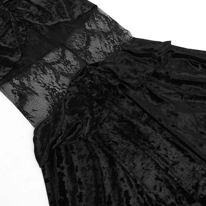 Falda de encaje gótico - negro