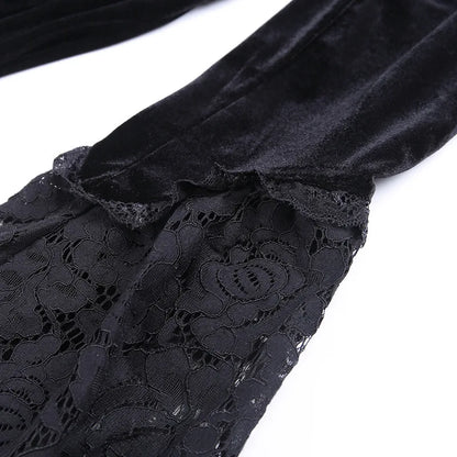 VESTIDO GÓTICO VICTORIANO NEGRO