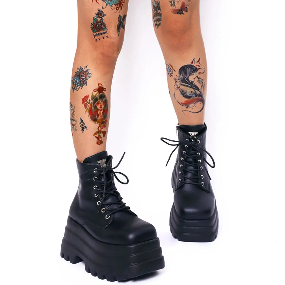 Triple Wedge Gothic Shoes