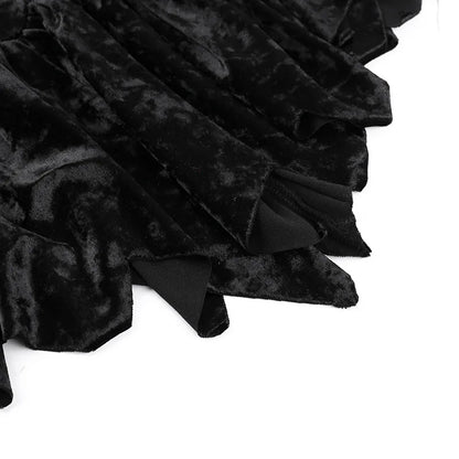 Vestido de fiesta gótico con tirantes