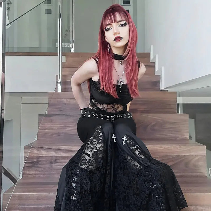 PANTALÓN GÓTICO MUJER