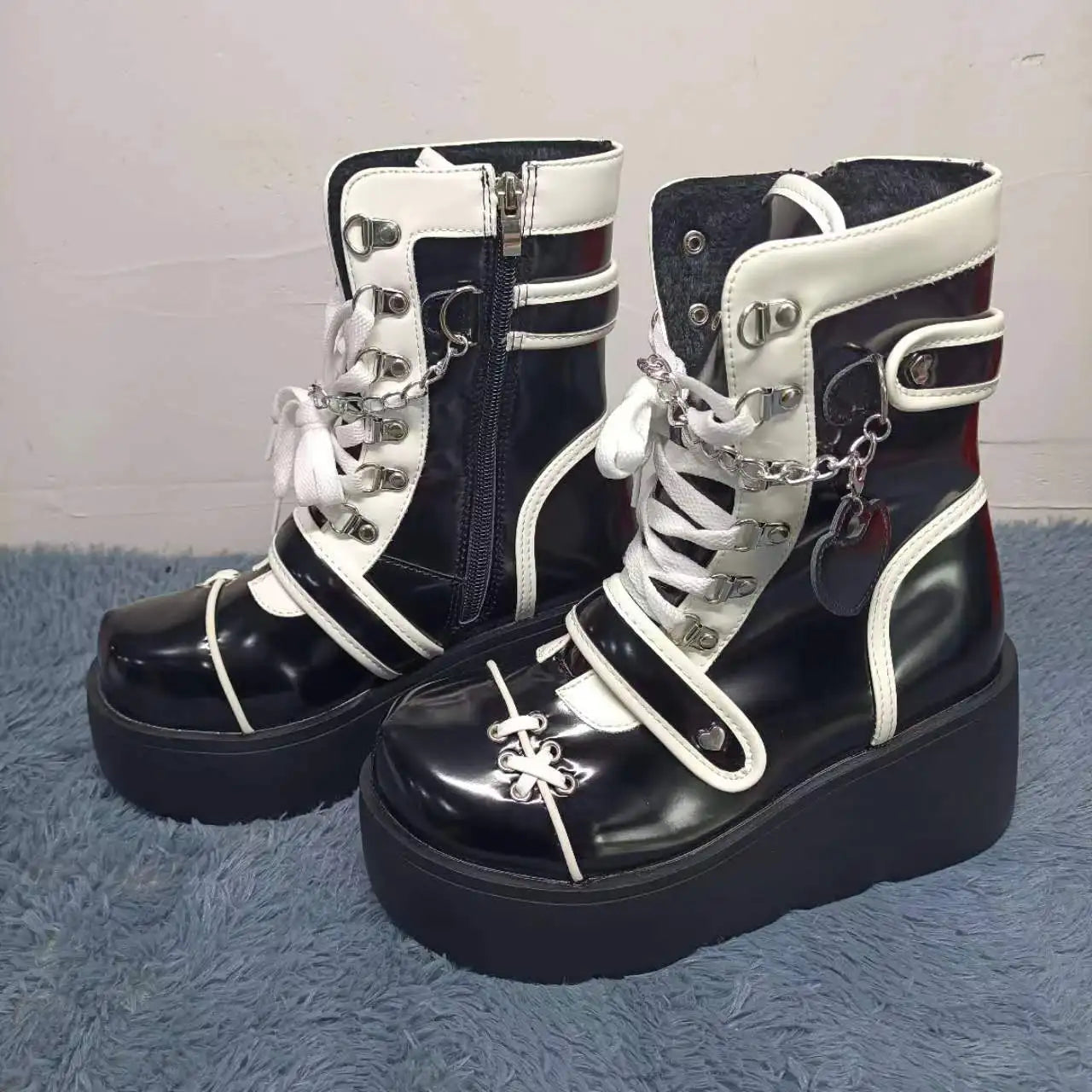 Zapatos con plataforma kawaii - negro