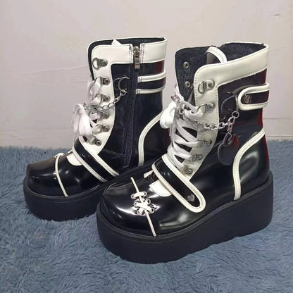 Zapatos con plataforma kawaii - negro