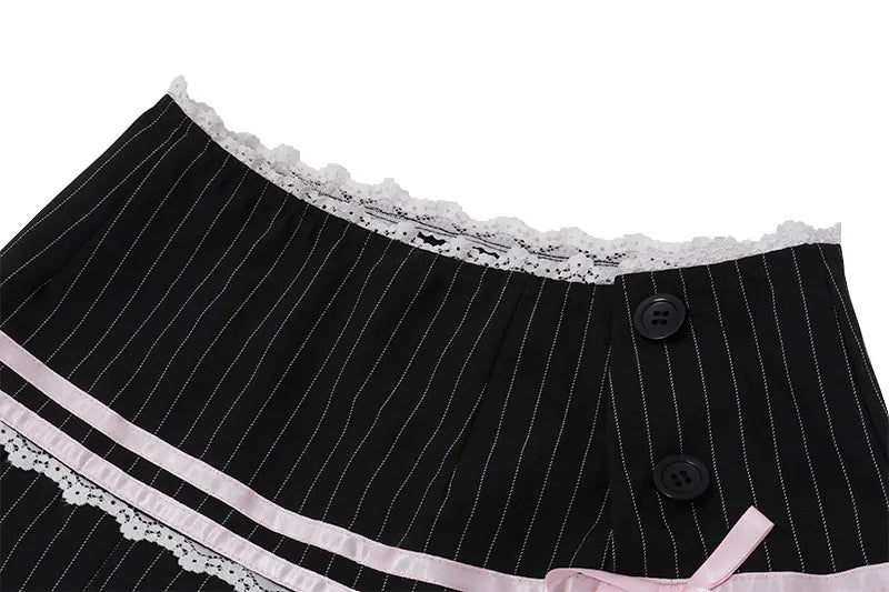 Falda corta gótica harajuku