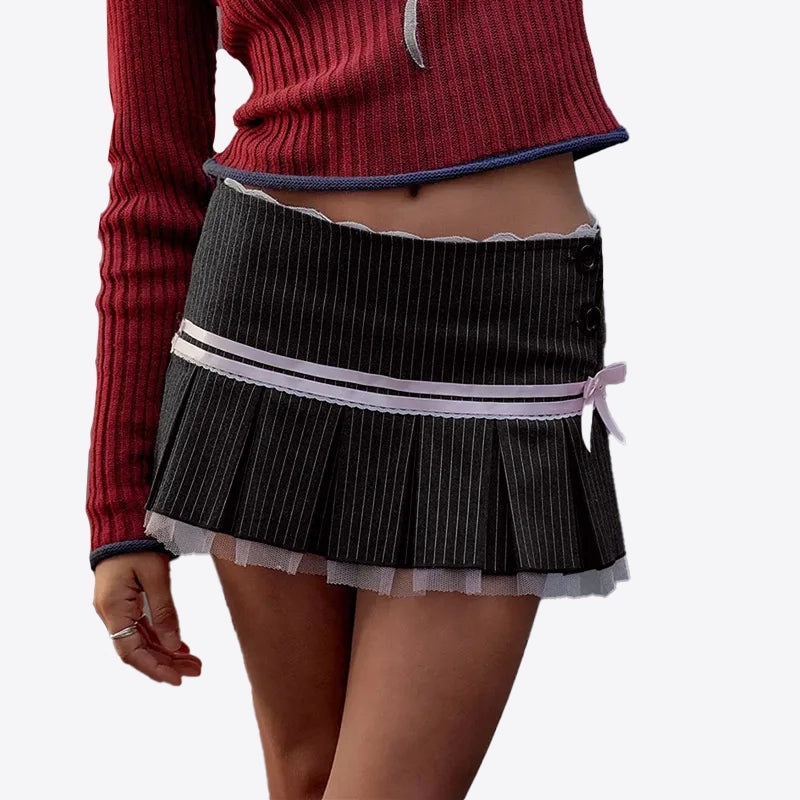 Falda corta gótica harajuku